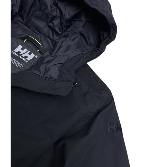 HELLY HANSEN Helly Tech Waterproof Black Insulated Ski Jacket Coat Womens Large - Picture 5 of 7